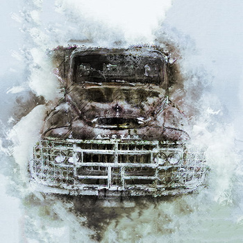 Panel auto vintage wa12