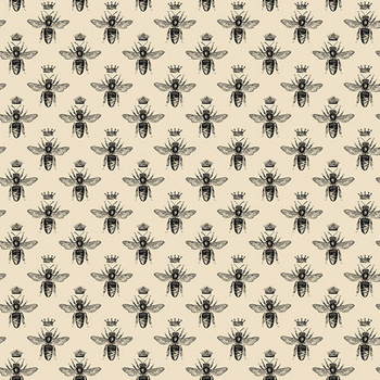 Panel królowe pszczół na beżu wo16