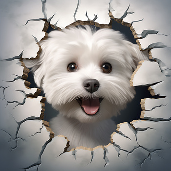 Panel pies Maltańczyk wd165