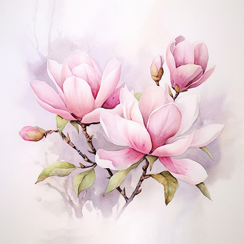 Panel kwitnąca magnolia wr276