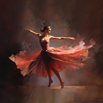 Panel kobieta, baletnica wl141