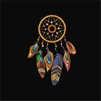 Panel boho łapacz piór W110