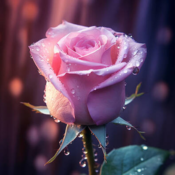 Panel kwiat róży wr90