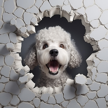 Panel pies Poodle wd163