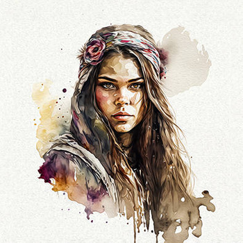 Panel dziewczyna boho wl46