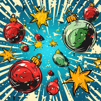 Panel święta w stylu Pop Art