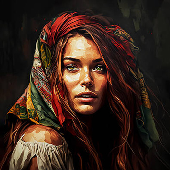 Panel kobieta boho wl62