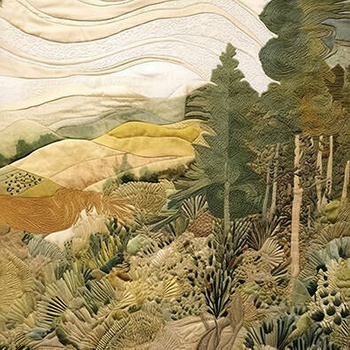 Panel pejzaż z Toskanii patchwork wr130