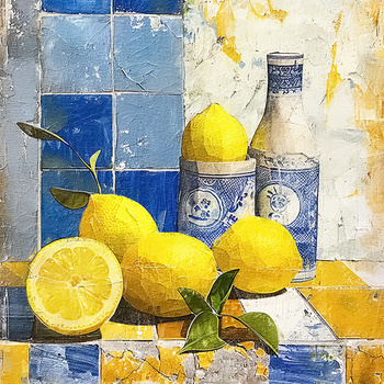 Panel owoce cytrynowa fantazja wr296