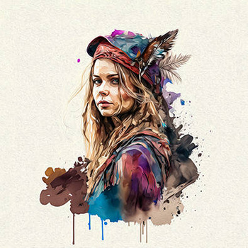 Panel dziewczyna boho wl41