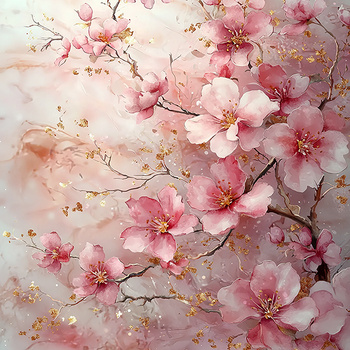 Panel kwiaty wiśni wr325