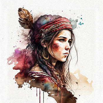 Panel dziewczyna boho wl37