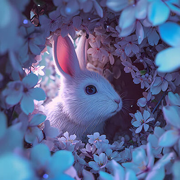 Panel słodki króliczek wf50