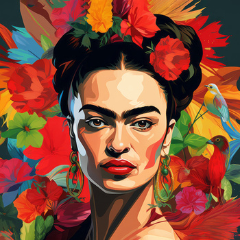 Panel sztuka Frida Kahlo wl149