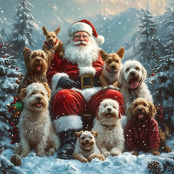 Panel święta, Mikołaj i psy