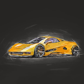 Panel samochód sportowy wa25