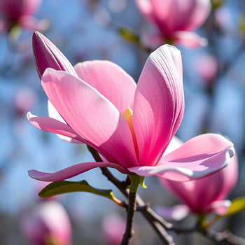 Panel kwitnąca magnolia wr277