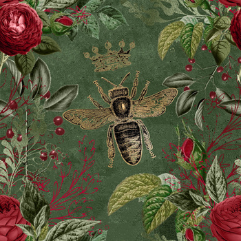 Panel pszczoły i róże W126