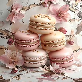 Panel cukiernia ciastka makaroniki wki05