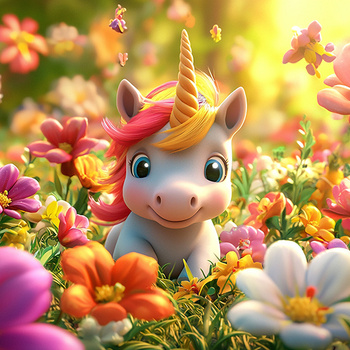 Panel bajkowy jednorożec "little pony" wft6