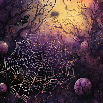 Panel pajęczyny i pająki