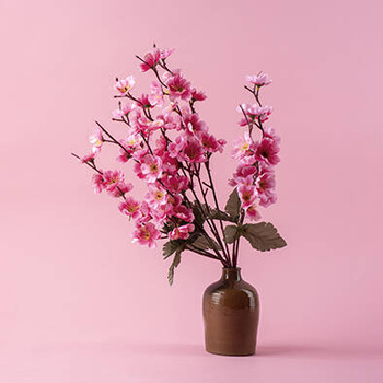 Panel kwiaty wiśni w wazonie wr84