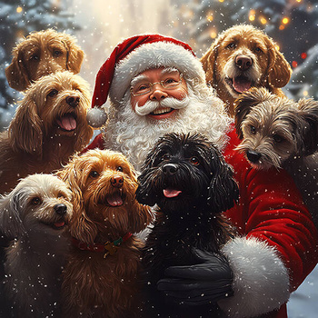 Panel święta, Mikołaj i psy