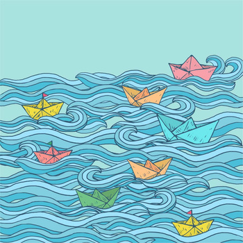 Panel W163 wzór morski