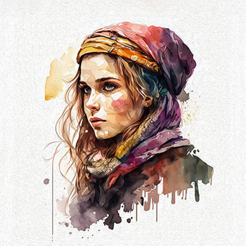 Panel dziewczyna boho wl40