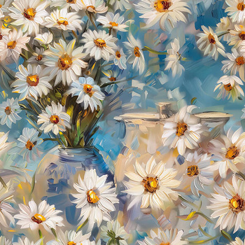 Panel kwiaty rumianku wr211