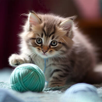 Panel słodki kociak wk168