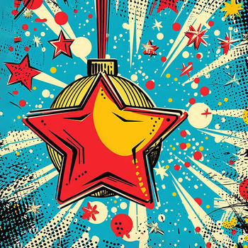 Panel święta w stylu Pop Art