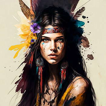 Panel kobieta boho wl68