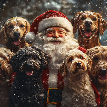 Panel święta, Mikołaj i psy