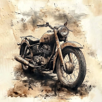 Panel motocykl vintage wa50