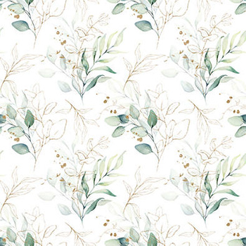 Panel delikatne listki ze złotym wr13