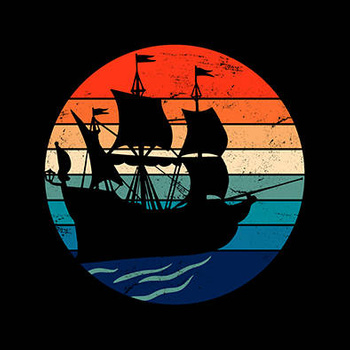 Panel żaglowiec vintage wx10