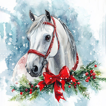 Panel świąteczny koń