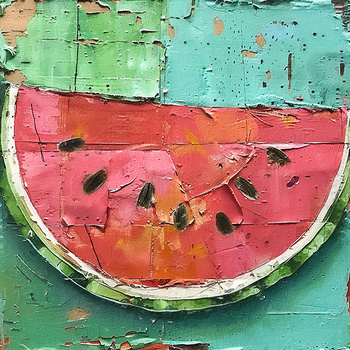 Panel owoce arbuz wr311