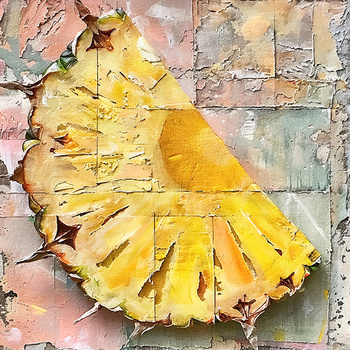 Panel owoce ananas wr306