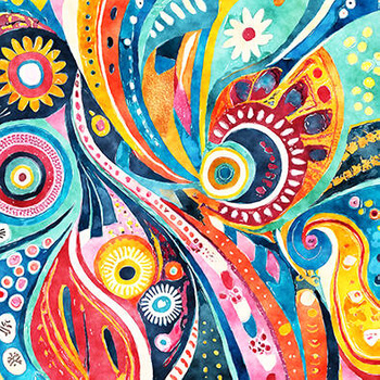 Panel kolorowa fantazja wba40