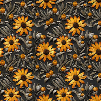 Panel polne kwiaty słoneczniki imitacja haftu wr148