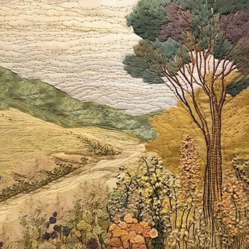 Panel pejzaż z Toskanii patchwork wr124