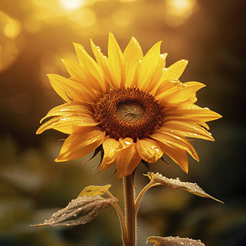 Panel kwiaty słonecznik wr74