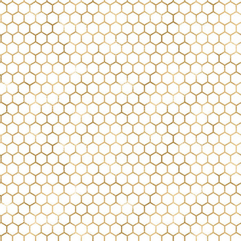 Panel plaster miodu złoty na białym wo10