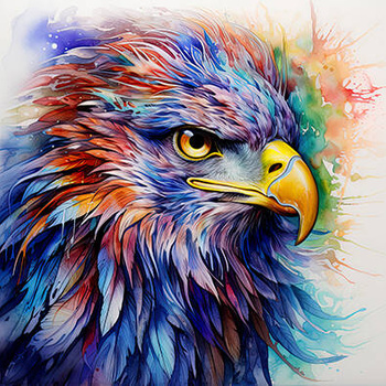 Panel magiczne zwierzęta ptak orzeł wf41