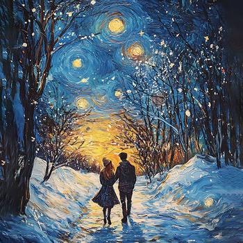 Panel romantyczne święta