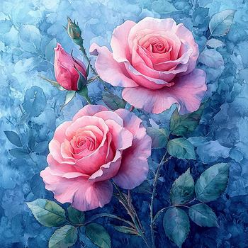 Panel kwiaty róże wr323