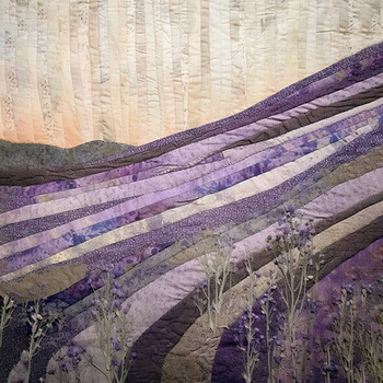 Panel pejzaż lawendowe pola Prowansji patchwork wr206