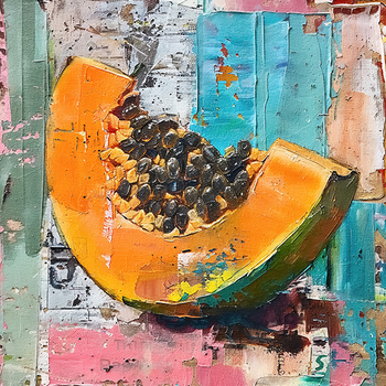 Panel owoce papaja wr302